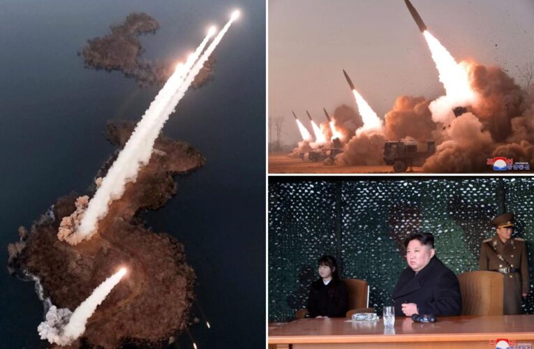 Kim Jong Un supervises North Korea troops simulating attack on South