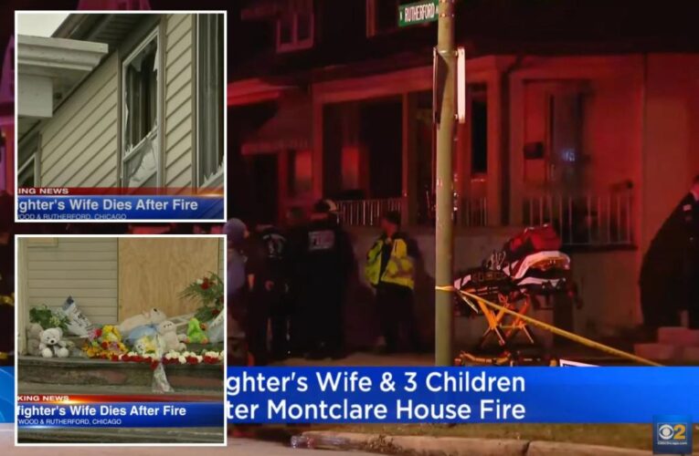 Chicago firefighter Walter Stewart’s wife, three kids dead in house fire