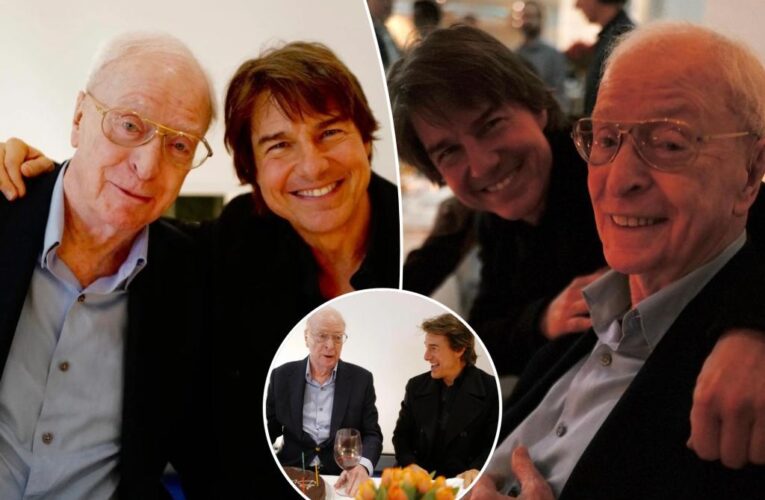 Tom Cruise celebrates Michael Caine’s 90th birthday after ditching Oscars