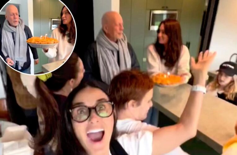 Bruce Willis’ family sings ‘Happy Birthday’ to actor on 68th birthday