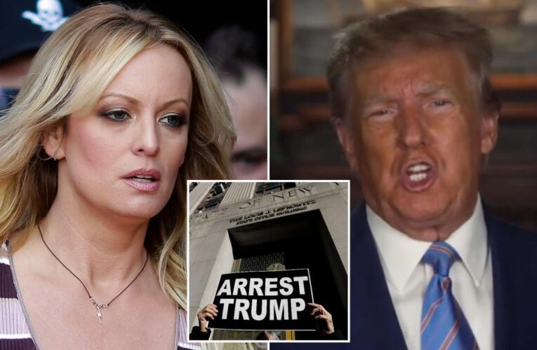 Trump slams ‘enemies,’ Stormy Daniels’ ‘extortion plot’ ahead of arrest