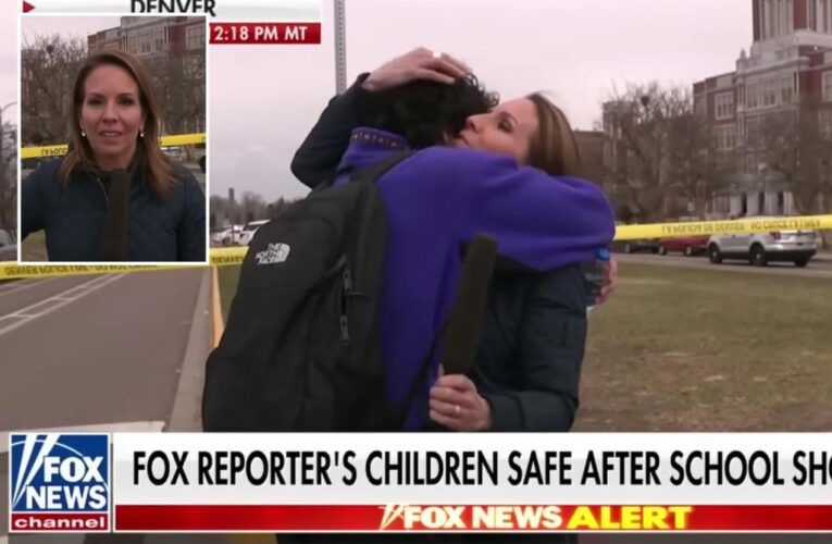 Fox reporter Alicia Acuna reunites with son on-air after Denver high school shooting