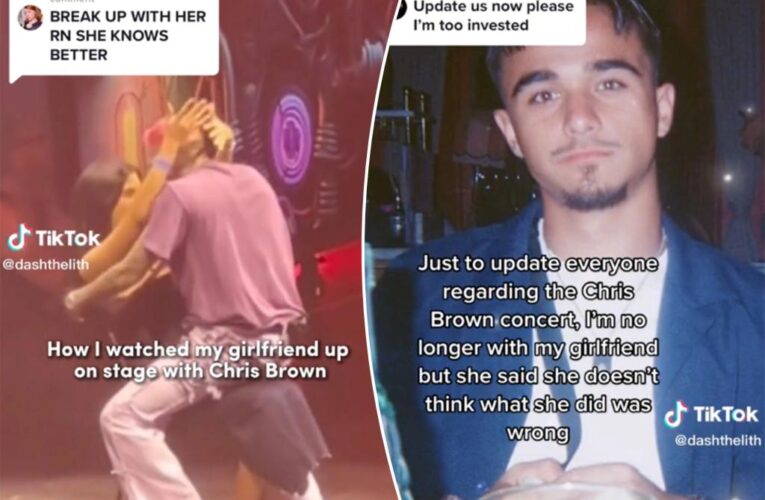 Man claims he broke up with girlfriend after lap dance from Chris Brown
