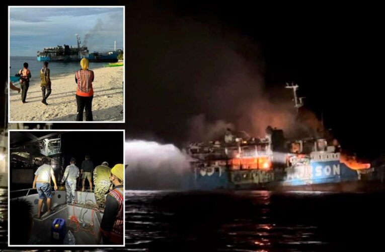 Philippine ferry fire leaves 31 dead, at least 7 missing