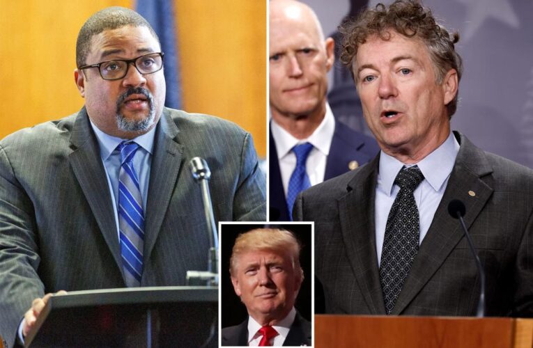 Rand Paul calls for DA Alvin Bragg to be jailed for ‘disgusting abuse of power’