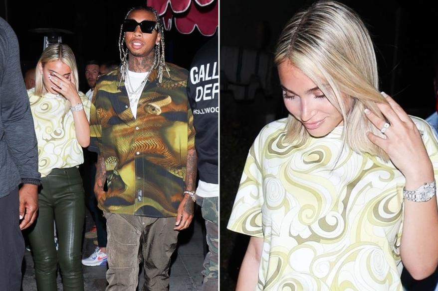 West Hollywood, CA - *EXCLUSIVE* - It looks like rapper Tyga and girlfriend Camaryn Swanson are engaged. Camaryn flashed what looked like to be a massive engagement ring while the couple left Zach Bia birthday bash at Delilah on June 9th. Pictured: Tyga, Camaryn Swanson BACKGRID USA 10 JUNE 2021 BYLINE MUST READ: Deby / BACKGRID USA: +1 310 798 9111 / usasales@backgrid.com UK: +44 208 344 2007 / uksales@backgrid.com *UK Clients - Pictures Containing Children Please Pixelate Face Prior To Publication*