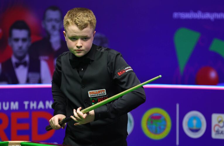 Stan Moody: 16-year-old storms into round two of World Championship qualifiers in Sheffield