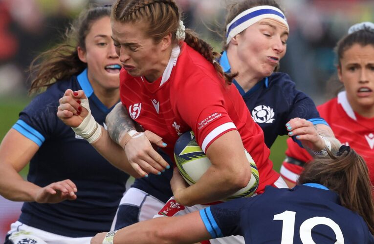 Wales Women are on the rise according and could soon be filling to scrum-half Ffion Lewis