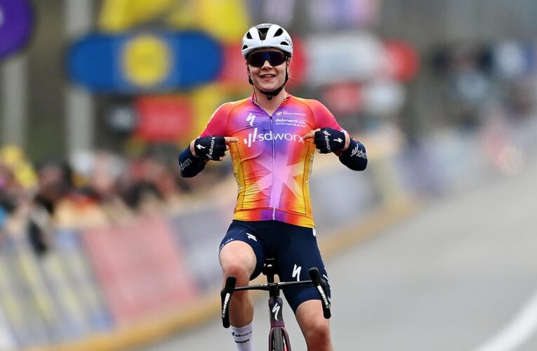 Lotte Kopecky destroys field to defend Tour of Flanders crown, Demi Vollering second in SD Worx one-two