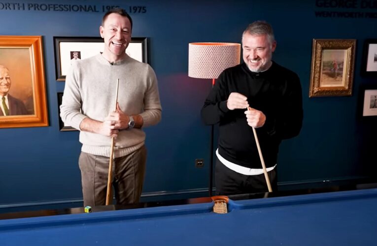 Stephen Hendry told ‘you were my hero’ by former Chelsea captain John Terry over game of snooker