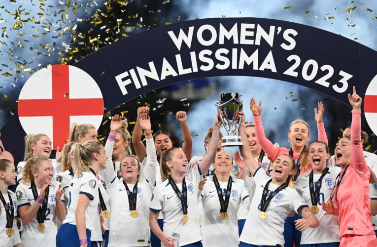 England beat Brazil on penalties following 1-1 draw to win first edition of Finalissima at packed Wembley Stadium