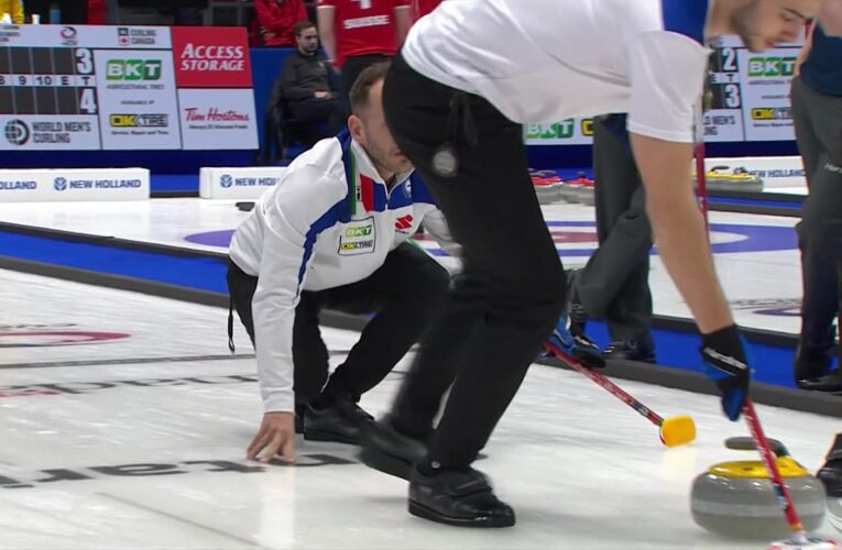 Switzerland top the round robin table at the World Curling Championships in Ottawa, Canada, Scotland take second seed