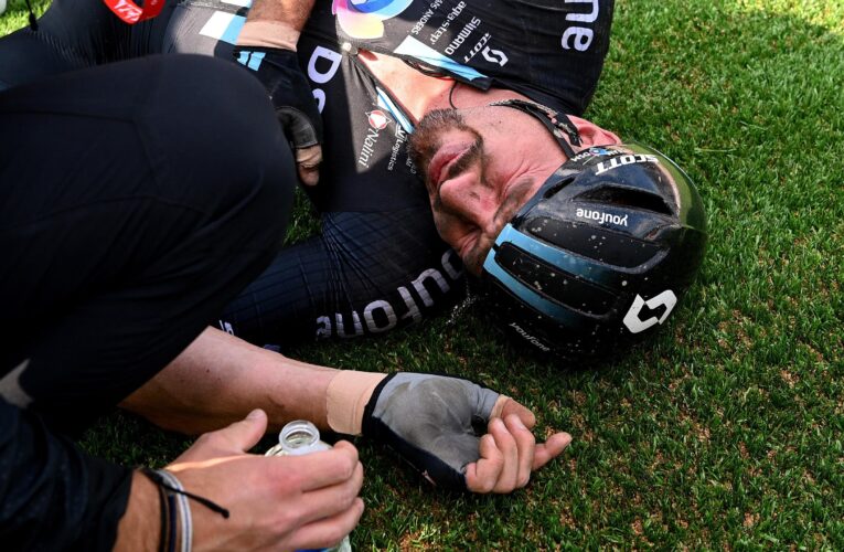 Paris-Roubaix 2023: ‘Drama!’ – 90 seconds of chaos as John Degenkolb crashes and Wout van Aert punctures