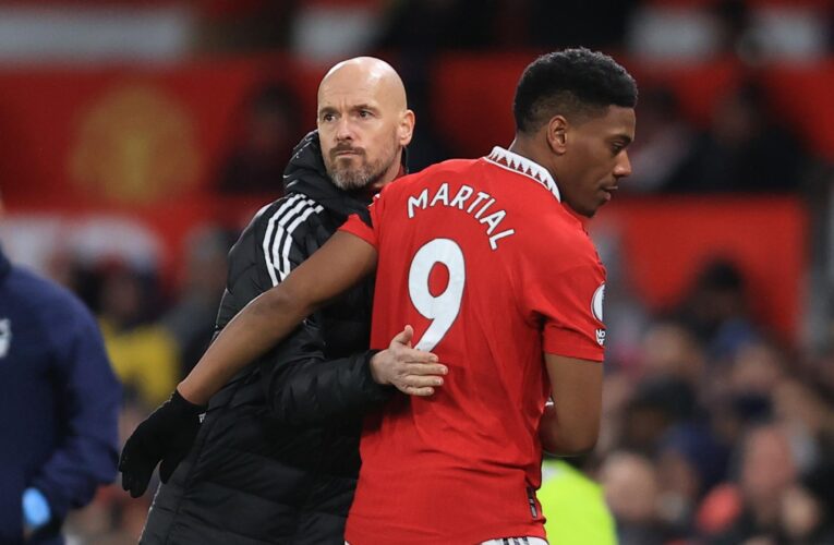 Erik ten Hag: Anthony Martial is ‘massive for us’, Owen Hargreaves says Marcus Rashford has ‘carried’ Manchester United