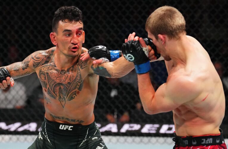 Max Holloway ends Arnold Allen winning run at UFC Fight Night in Kansas City