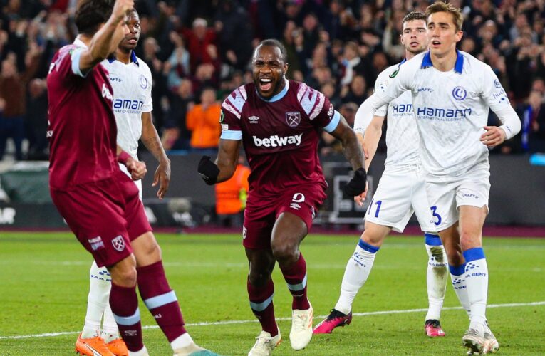West Ham 4-1 Gent: Hammers power into Europa Conference League semi-finals on back of Michail Antonio brace