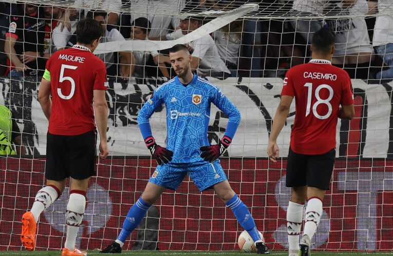 Sevilla 3-0 Manchester United: Erik ten Hag’s side crash out of Europa League after defensive nightmare