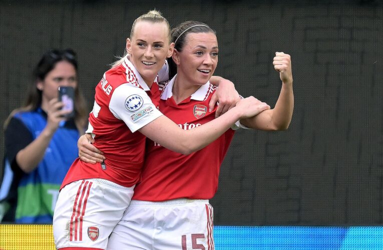Arsenal fight back to draw with Wolfsburg in first leg of Women’s Champions League semi-final