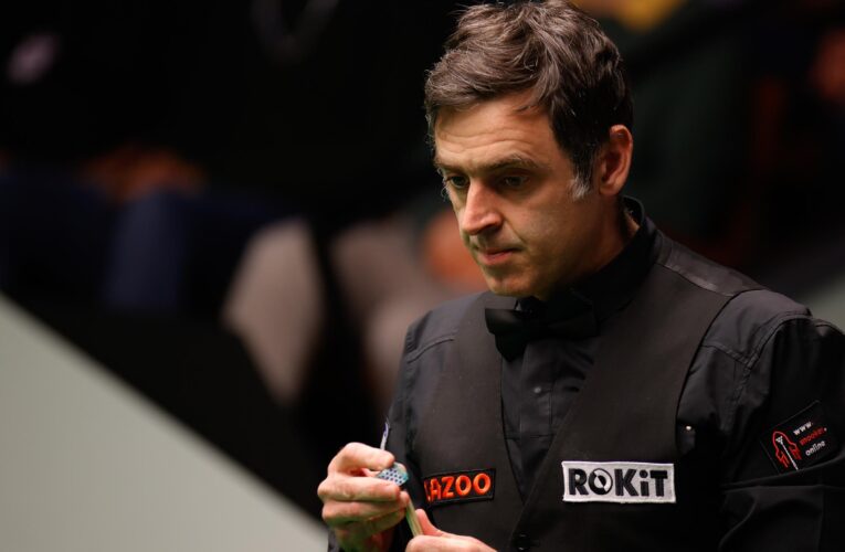 World Snooker Championship: Ronnie O’Sullivan cruises to 6-2 lead over Luca Brecel in first session at Crucible