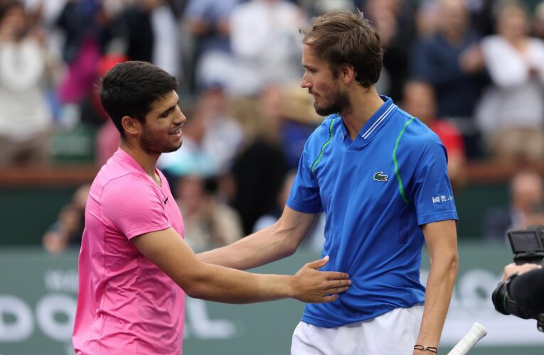 Madrid Open: Daniil Medvedev says ‘it’s scary’ to have Carlos Alcaraz in same part of draw at tournaments