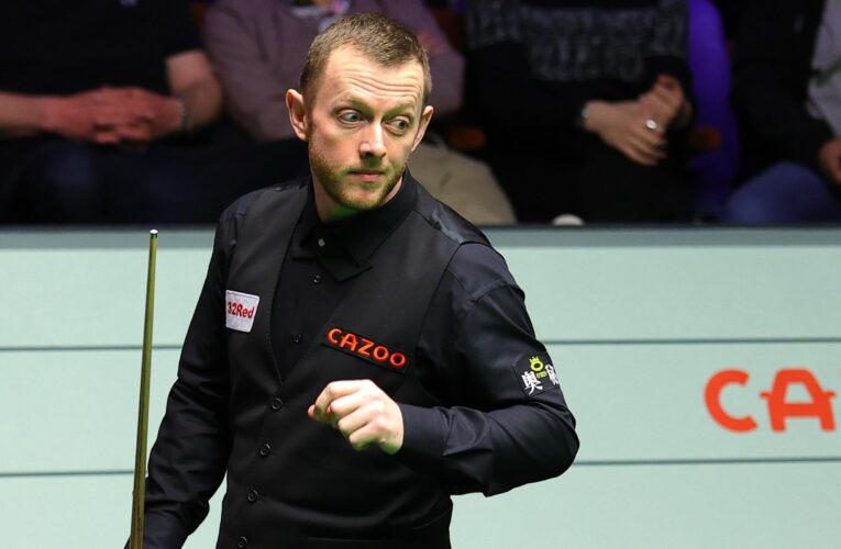 World Snooker Championship 2023: Mark Allen takes early lead over Mark Selby after tough session