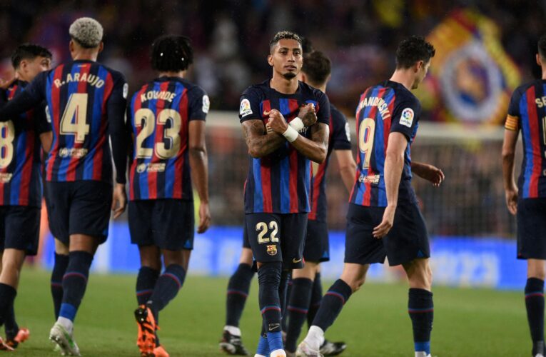 Barcelona 4-0 Betis: Robert Lewandowski nets 19th league goal as Catalans edge closer to La Liga title