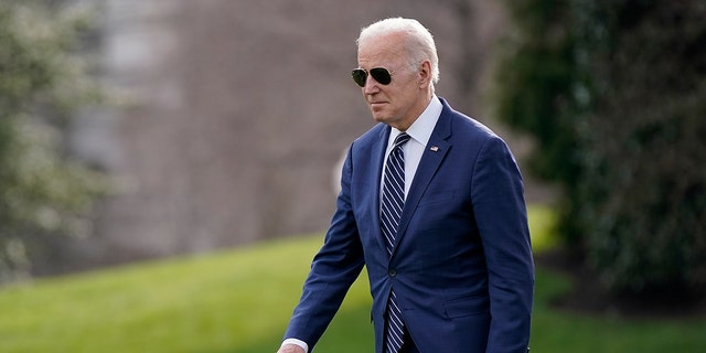 Biden walking