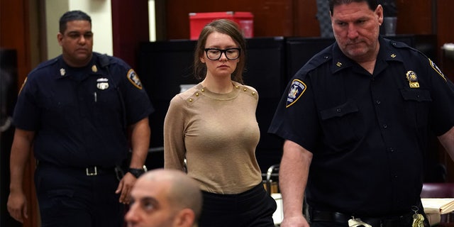 Anna Sorokin, better known as Anna Delvey, is seen in the courtroom during her trial at New York State Supreme Court on April 11, 2019.