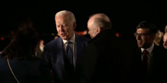 U.S. President Joe Biden lands in Belfast, Ireland