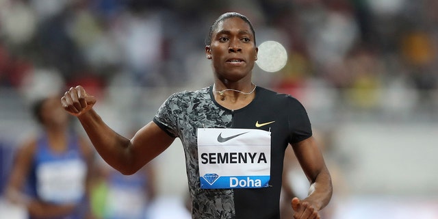 Caster Semenya races in 2019