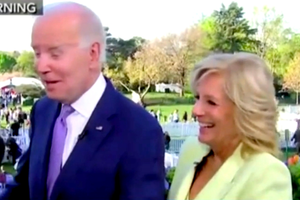 President Biden made the questioning Easter egg joke when Al Roker asked him if he planned to run for a second-term. 