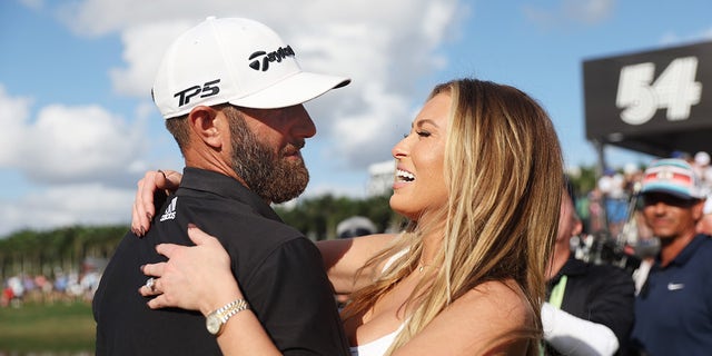 Dustin Johnson and Paulina Gretzky in Florida