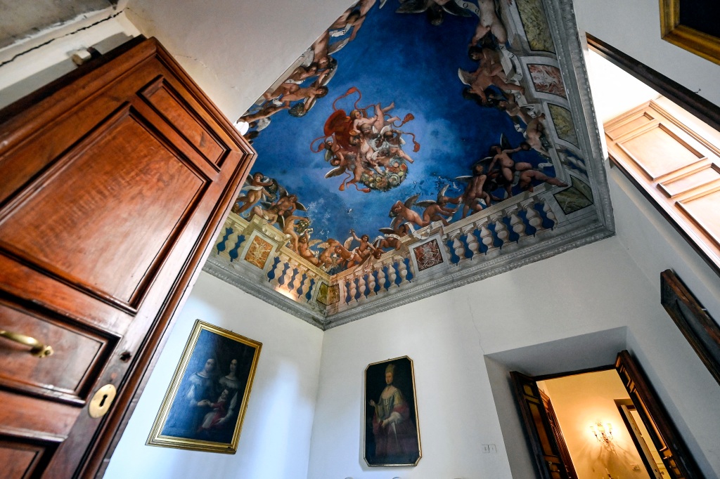 The widow asserted that she and her husband worked diligently to restore the villa -- which has been in the Ludovisi family since the early 1600s and features the only ceiling mural 16th-century Italian Renaissance master Caravaggio has ever known to have painted.