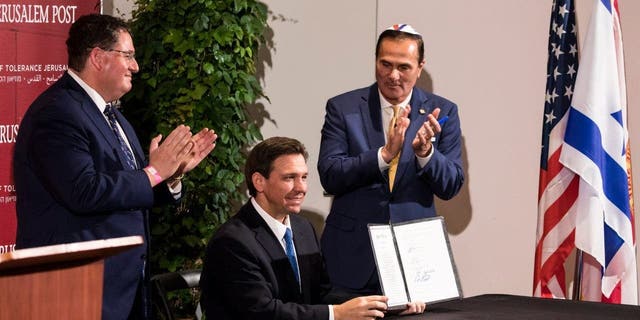 Ron DeSantis sign bill Jerusalem