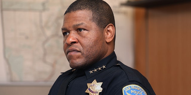 San Francisco police chief Bill Scott discusses end of the year crime statistics at the SFPD headquarters on Thursday, Dec. 13, 2018, in San Francisco, Calif. 