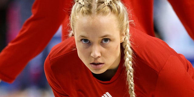 Hailey Van Lith of the Louisville Cardinals warms up prior to their game against the Notre Dame Fighting Irish in the semifinals of the ACC Women's Basketball Tournament on March 4, 2023, in Greensboro, North Carolina.