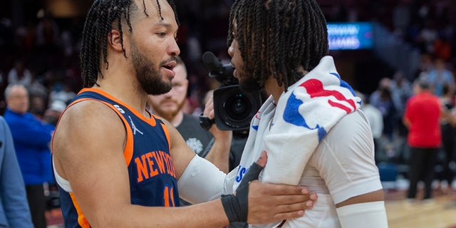 Jalen Brunson and Darius Garland