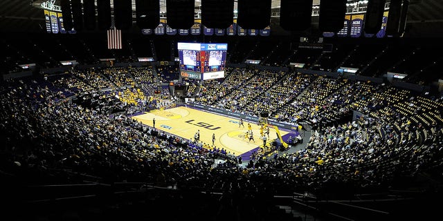 A general view of the Pete Maravich Assembly Center Feb. 14, 2012, in Baton Rouge, La., during a game between the Mississippi State Bulldogs and the LSU Tigers.