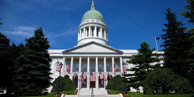 Maine state Capitol in Augusta