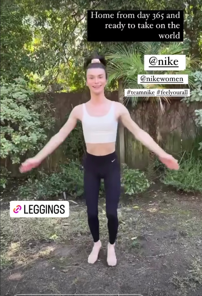 Mulvaney announced the partnership on Instagram by posing in a white sports bra and leggings.