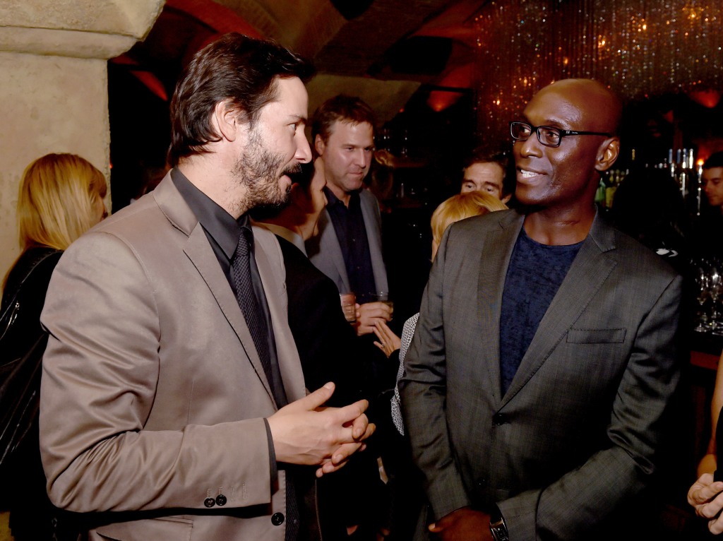 Keanu Reeves and Lance Reddick