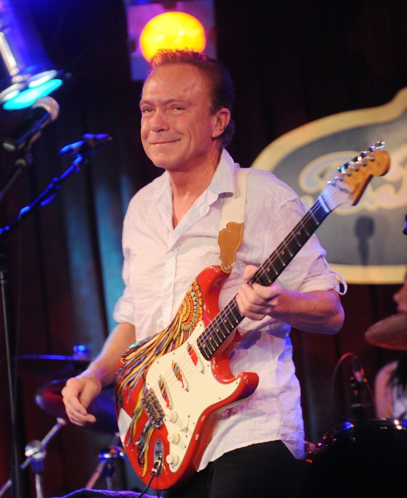 David Cassidy is pictured performing in 2015. David Cassidy died in 2017 following a battle with dementia. At the time of his passing, he was 67 and had been a household name for more than five decades. 