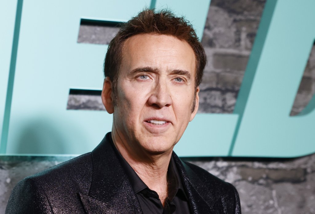 Nicolas Cage arrives on the red carpet at the premiere of Universal Pictures' "Renfield" on March 28 in NYC.