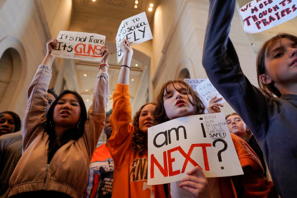 Students also got inside the state capitol building.