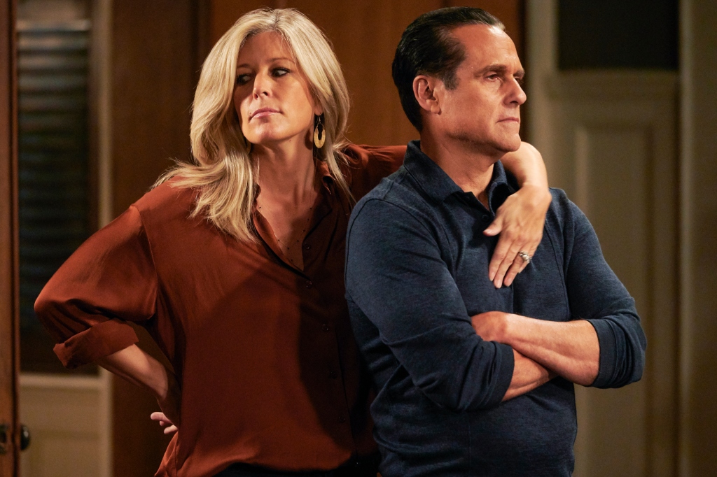 Laura Wright and Maurice Benard in "General Hospital."