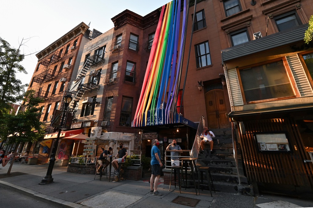 The Ritz Bar and Lounge, a gay bar on West 46th Street