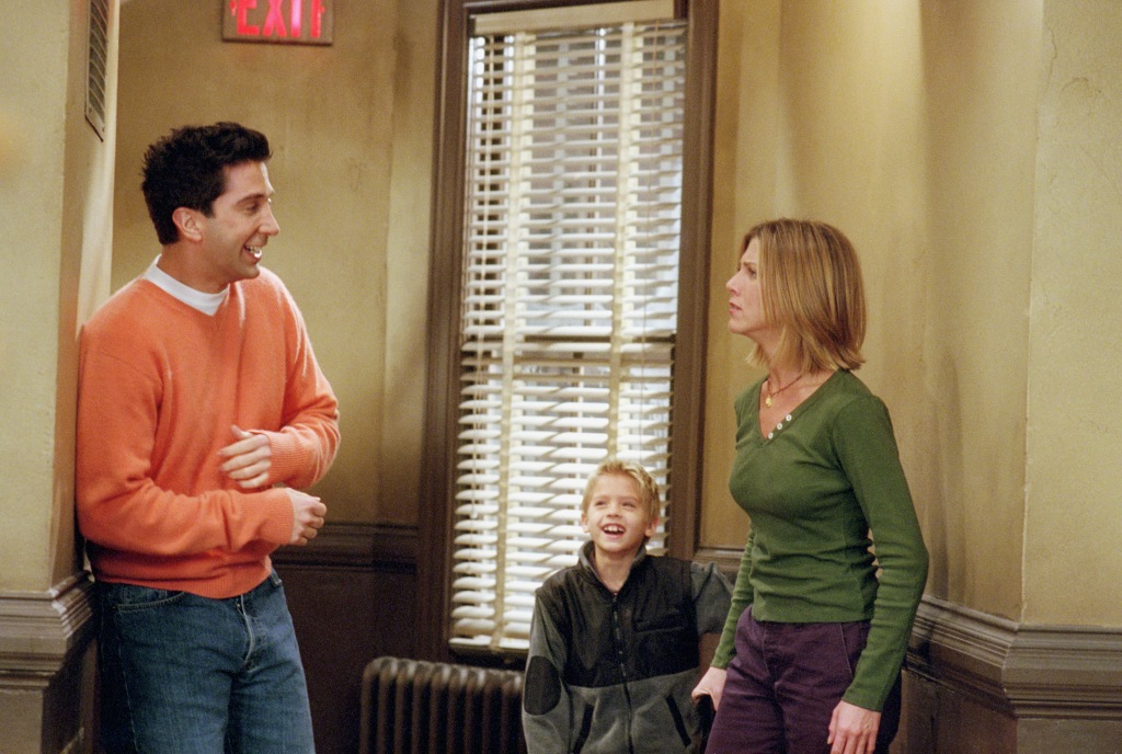 Cole Sprouse starred as Ross Gellar's son in the hit 90's sitcom, "Friends" and even admitted that he had a crush on Aniston while they filmed. 