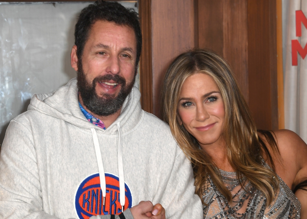 Sandler and Aniston are currently starring together in "Murder Mystery 2." 