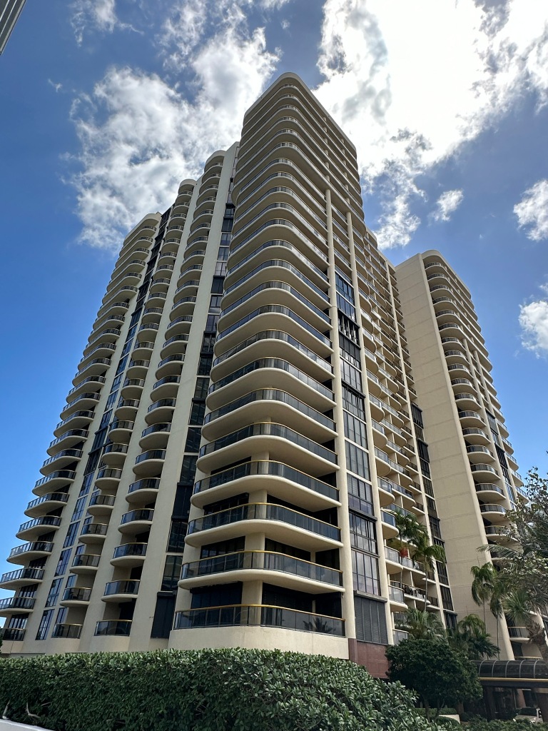 Trump and Kushner were entering a condo building in Bal Harbor.