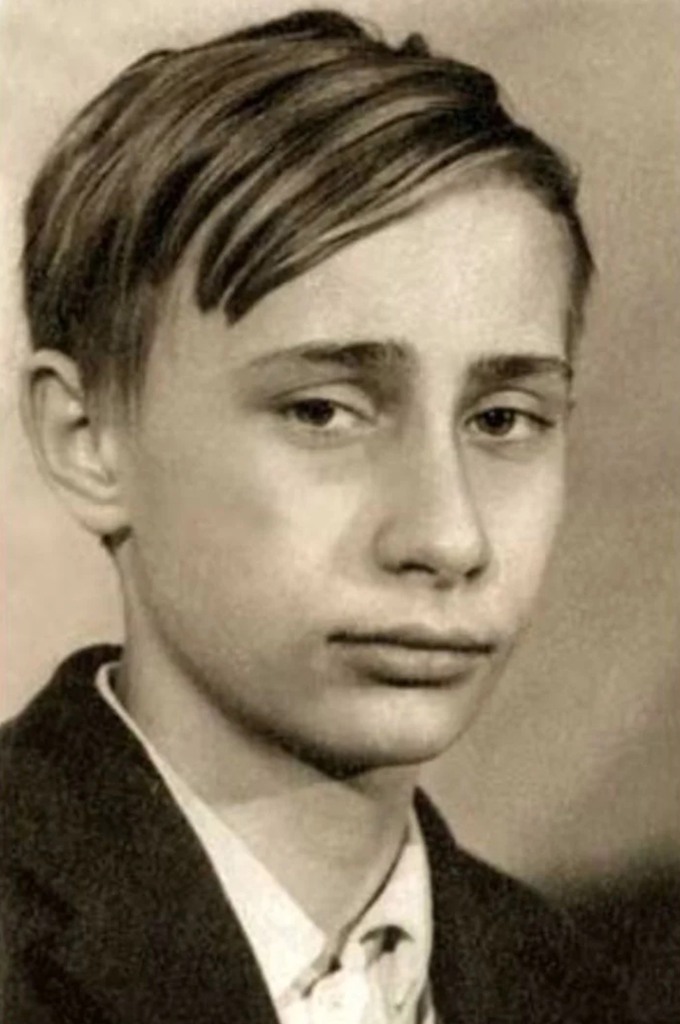 Vladimir Putin when he was a student in 1967.